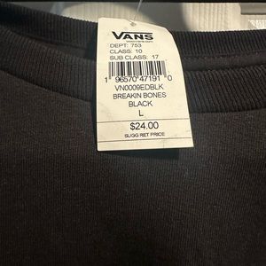 Brand new with tags mens VANS shirt